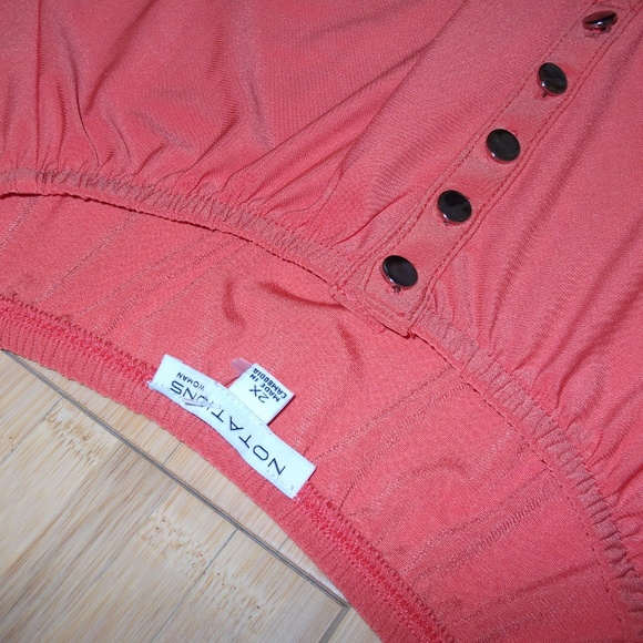 🔥SALE🔥 Notations Woman Plus Size 2X Blouse Shirt - Picture 8 of 8